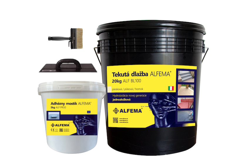 SET NA 10m2 - ALF BL100 Piesková TEKUTÁ DLAŽBA ALFEMA