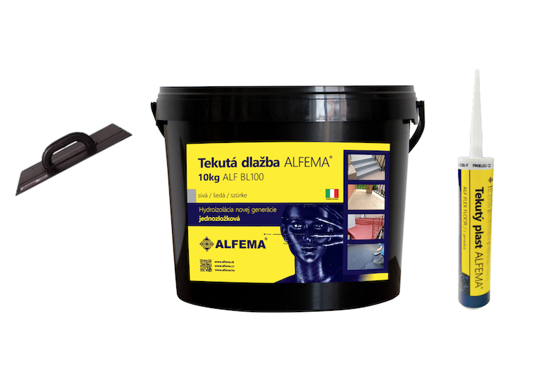 SET NA 5m2 - ALF BL100 Šedá TEKUTÁ DLAŽBA ALFEMA