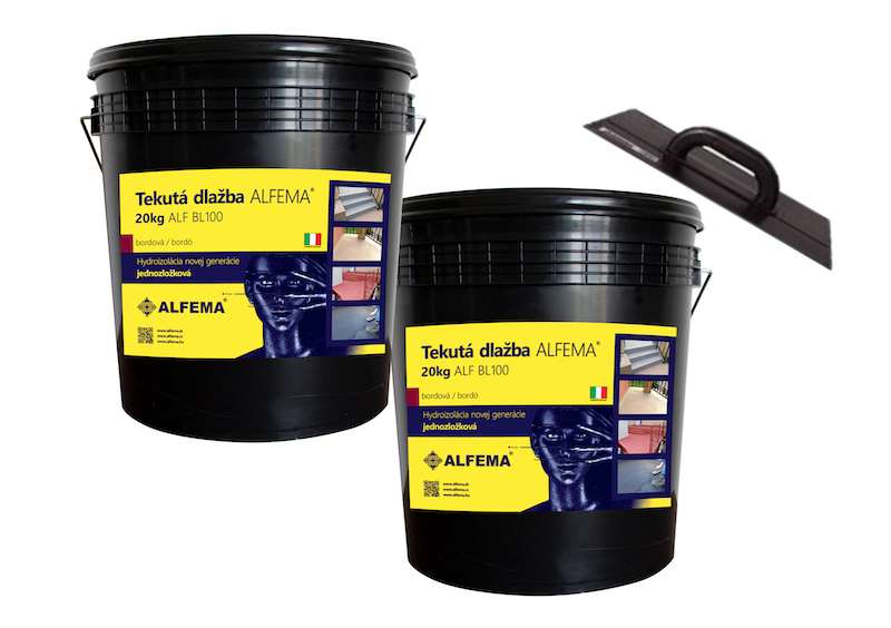 ALF BL100 40kg Bordová TEKUTÁ DLAŽBA ALFEMA
