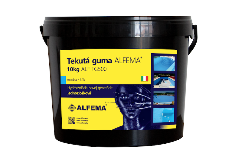 ALF TG500 10kg Modrá na bazény TEKUTÁ GUMA ALFEMA