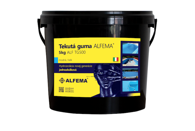 ALF TG500 5kg Modrá na bazény TEKUTÁ GUMA ALFEMA