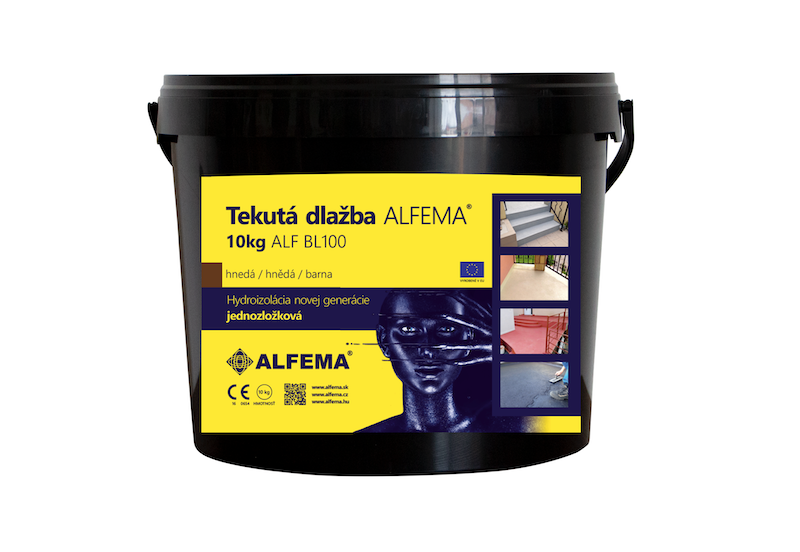 ALF BL100 10kg Hnedá TEKUTÁ DLAŽBA ALFEMA