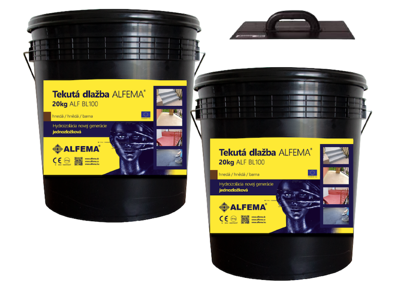 ALF BL100 40kg Hnedá TEKUTÁ DLAŽBA ALFEMA