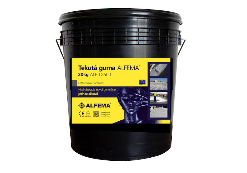 ALF TG500 20kg Antracit TEKUTÁ GUMA ALFEMA