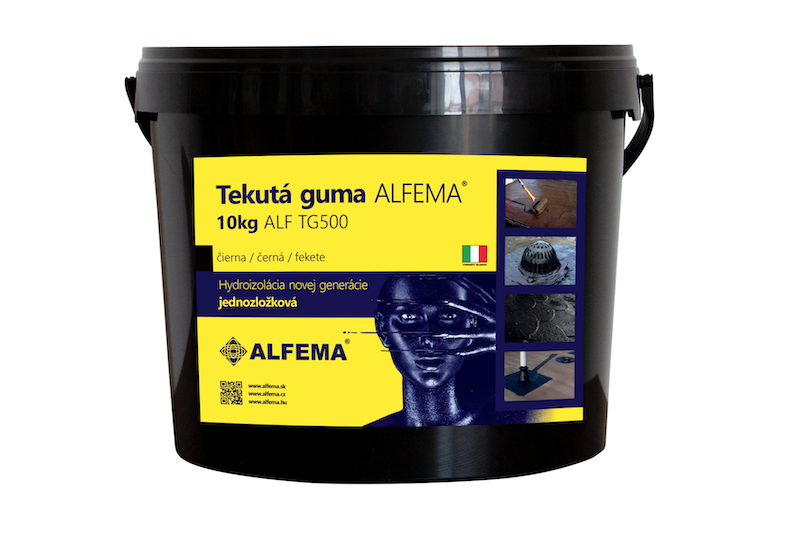 ALF TG500 10kg Čierna TEKUTÁ GUMA ALFEMA