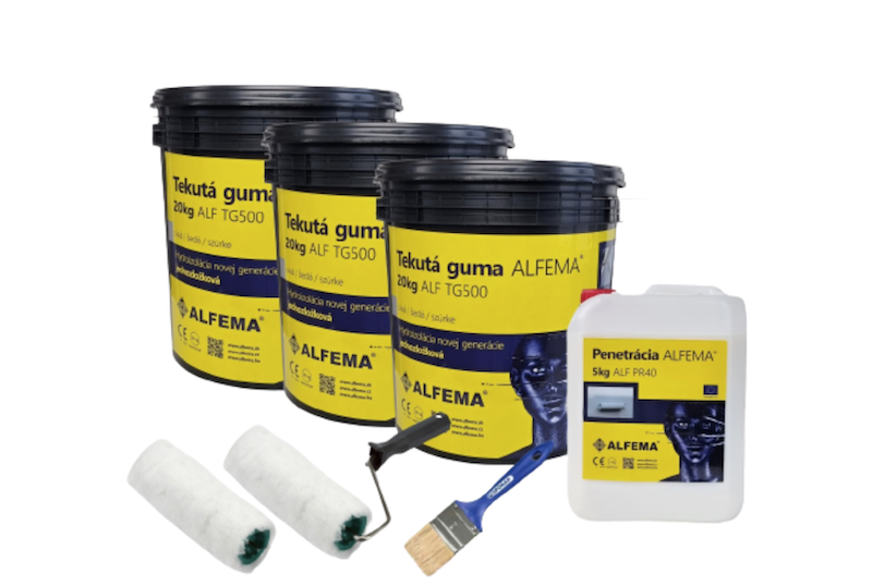 SET NA 40-60m2 -ALF TG500 Šedá TEKUTÁ GUMA ALFEMA